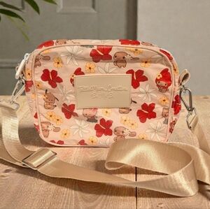 New Hello Kitty Crossbody Bag. Hawaiian Floral Design